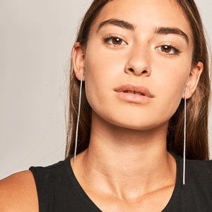 PD Paola Sasha Earrings - silver/white